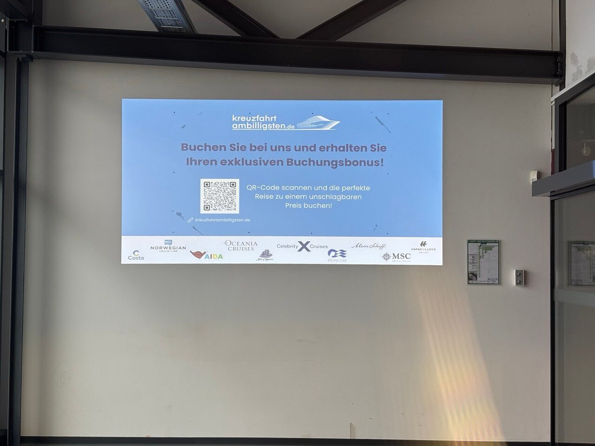 Hamburg Cruise Center - Videowall - 110 Off-Boarding 2