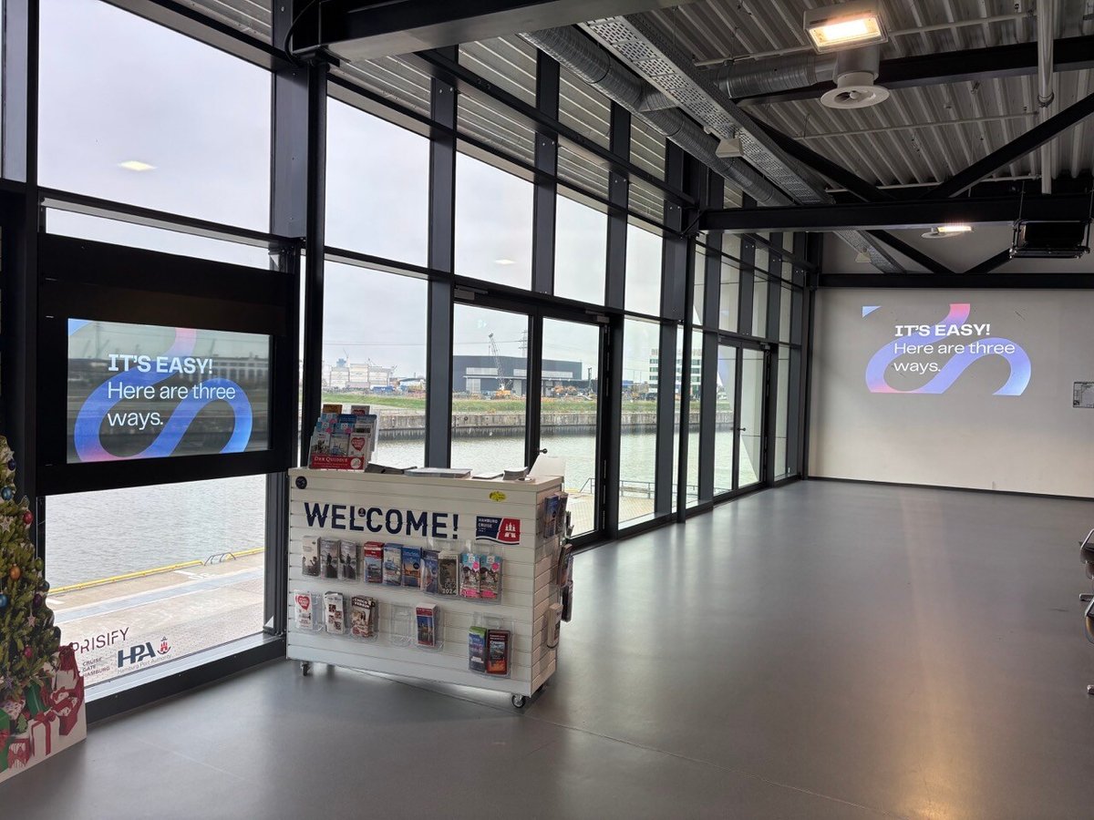 Hamburg Cruise Center - Videowall - 110 Off-Boarding 3