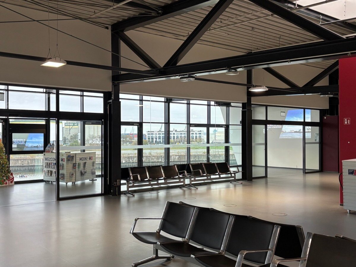 Hamburg Cruise Center - Videowall - 110 Off-Boarding 4